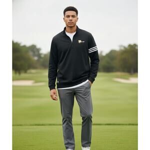Adidas Men’s Pullover Climalite Golf President Cup Black Size XL